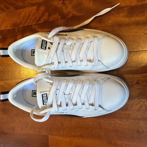Puma Mayze Leather Platform Sneaker - size 7 - Picture 2 of 4